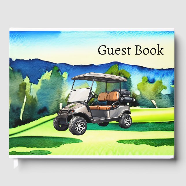 Visitas Livro de Golf Carrinho (Frente)