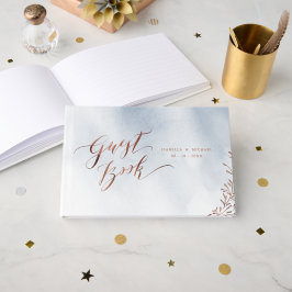 Visitas Livro de hóspedes do casamento com a caligrafia az