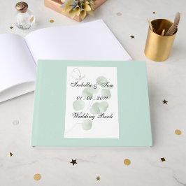 Visitas Livro de Memórias de Casamento Boho Personalizado