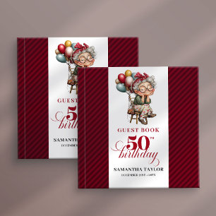 Visitas Livro de memórias de convidados para aniversário d