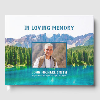 Visitas Livro de Memórias ou Registro de Funeral de Foto d