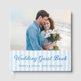 Visitas Livro de Presença de Casamento com Foto Costeira L