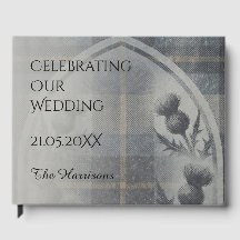 Livro de Registro de Casamento Nicolson Tartan Thi