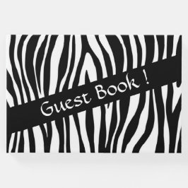 Visitas Livro de Registro de Convidados com Estampa de Zeb