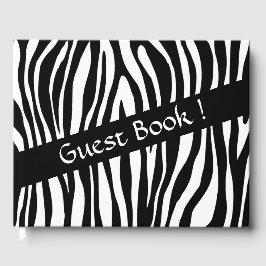 Visitas Livro de Registro de Convidados com Estampa de Zeb