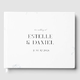 Visitas Livro de Registro de Convidados de Casamento ao Ar