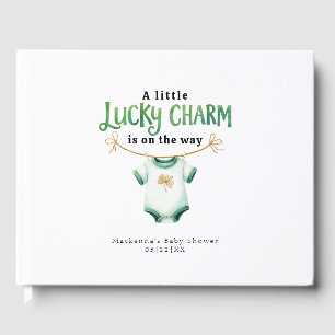 Visitas Lucky Charm — Livro de convidados do Chá de fralda