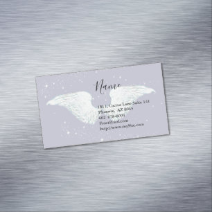 Visitas Magnético Angel Wings Cartão de visita