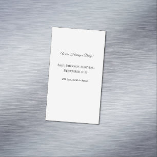 Visitas Magnético Cartão de Revenda de Bebê Personalizado