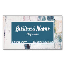 Visitas Magnético Cartão de visita com fundo abstrato