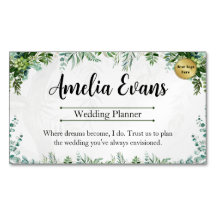 Cartão de visita de Mistura Botânica Folha Persona