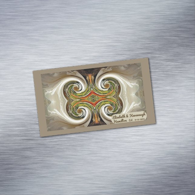 Visitas Magnético cartão de visita do "Favor da Mesa do Casamento ou (Posição Original)