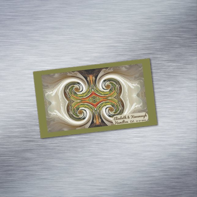 Visitas Magnético cartão de visita do "Favor da Mesa do Casamento ou (Posição Original)