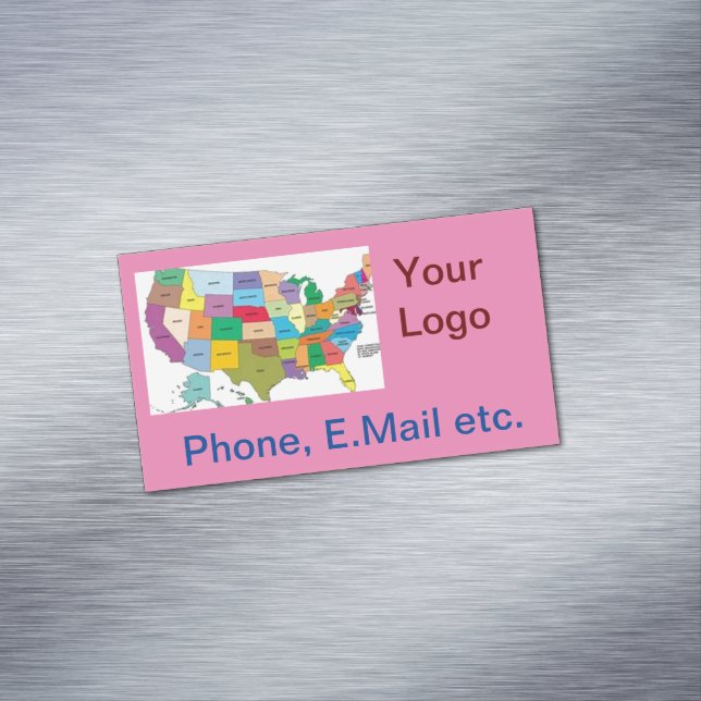 Visitas Magnético Cartão de visita Magnet (Posição Original)