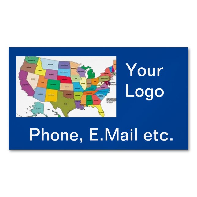 Visitas Magnético Cartão de visita Magnet (Frente)