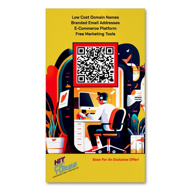 Visitas Magnético Cartão de visita Magnet Conjunto de placas de Prom (Frente Vertical)