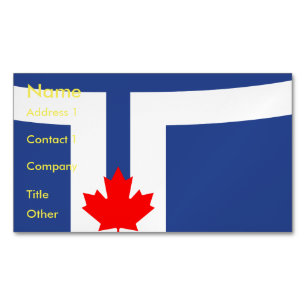 Visitas Magnético Ímã de Cartão de Visita com Bandeira de Toronto