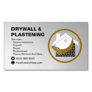 Visitas Magnético Ímã de cartão de visita de drywall gesso