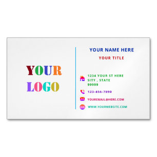 Visitas Magnético Ímã de Cartão de Visita Profissional Personalizado