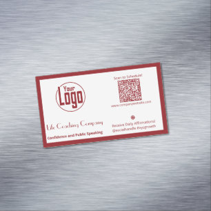 Visitas Magnético Imagem de Cartão de visita do logotipo da empresa 