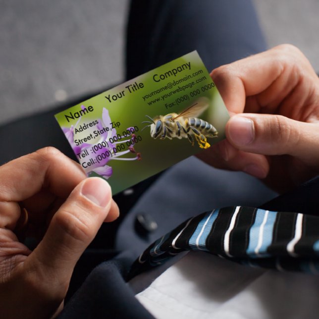 Visitas Magnético Ímanes de Cartão de visita de abelha (Criador carregado)
