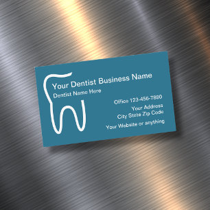 Visitas Magnético Ímãs de cartão de visita para consultório dentário
