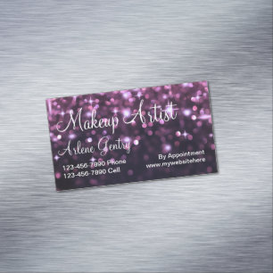 Visitas Magnético Ímãs do cartão de visita do maquilhador