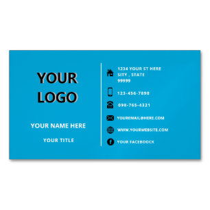 Visitas Magnético Magnet Cartão de visita personalizado com o logoti