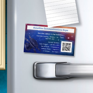 Visitas Magnético Magnet de Cartão de visita de Satélite [230316-1]