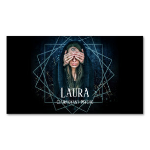 Visitas Magnético Magneta Cartão de visita psíquica Clairvoyant