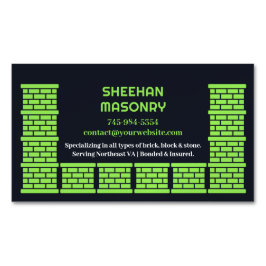 Visitas Magnético Modelo de Ímã de Cartão de Visita para Chaminés de