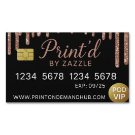 Visitas Magnético Personalidade cartão de visita