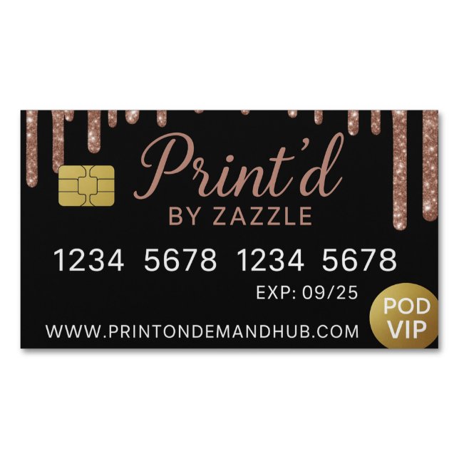 Visitas Magnético Personalidade cartão de visita (Frente)