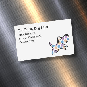 Visitas Magnético Tendy Pet Sitter Cartão de visita Magnets