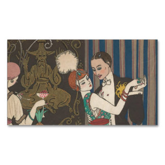 Visitas Magnético Vintage encontrado - Cartão de visita