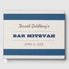 Visitas Marinho Azul e Bar Silver Mitzvah Livro de Convida