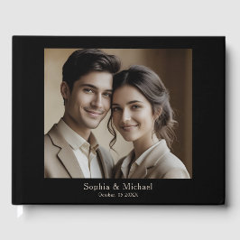 Visitas Modelo de Livro de Registro de Convidados de Casam