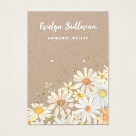 Visitas no cartão de cartaz do brinco de papel kra