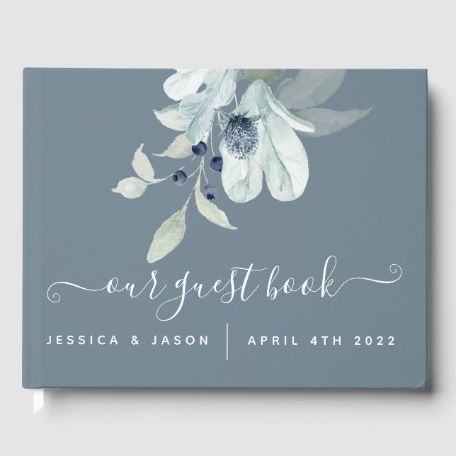 Visitas Nosso Livro de Convidados de Casamento (Frente)