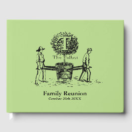 Visitas O Livro de Convidados Personalizados da Reunião da