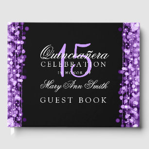 Visitas O partido de Quinceanera do livro de hóspedes
