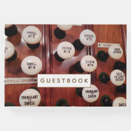 Visitas Orgão pára o livro de convidados