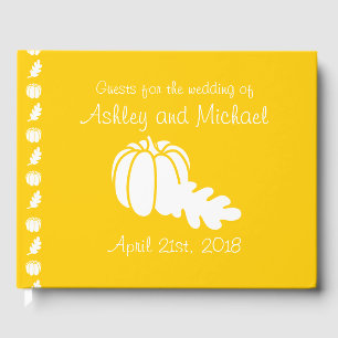 Visitas Pumpkin Patch no Livro de Convidados Amarelo