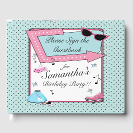 Visitas Qualquer Idade, Livro de Convidados de Aniversário