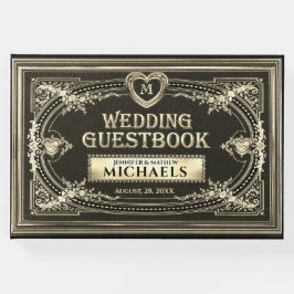 Visitas Romântico Vintage - Livro de Convidados