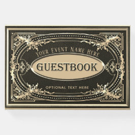 Visitas Romântico Vintage - Livro de Convidados