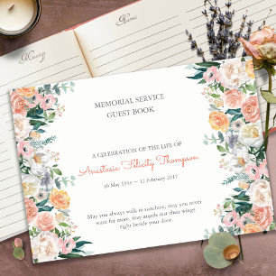 Visitas Rosas fúnebres 1 da aguarela do livro de hóspede