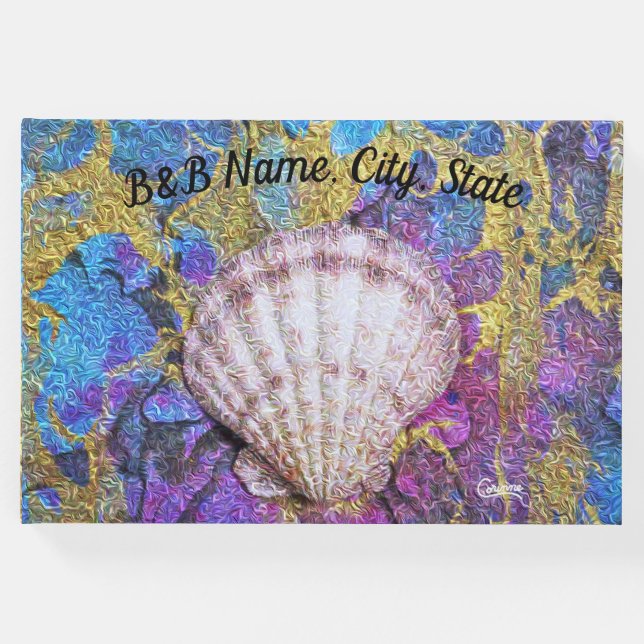 Visitas Seashell - Livro de Convidados (Frente)