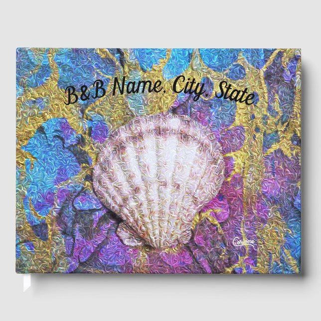 Visitas Seashell - Livro de Convidados (Frente)