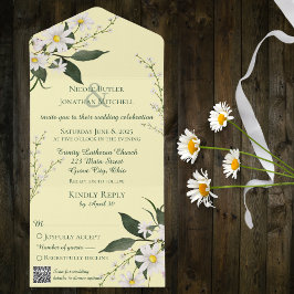 Visitas Simples em Amarelo Pálido com Código QR